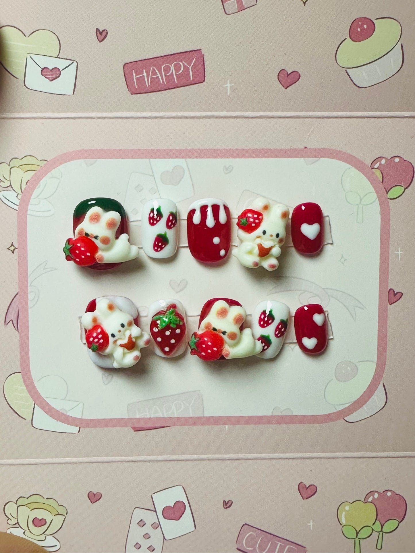 Strawberry rabbit (xs)