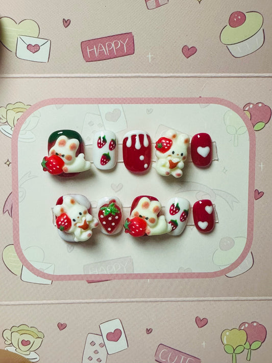 Strawberry rabbit (xs)