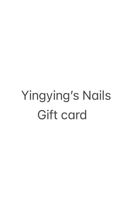 Gift card for manicure & pedicure